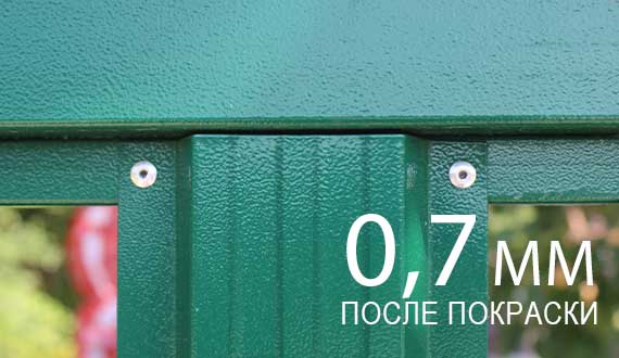 Тщательно обработанные сварные швы